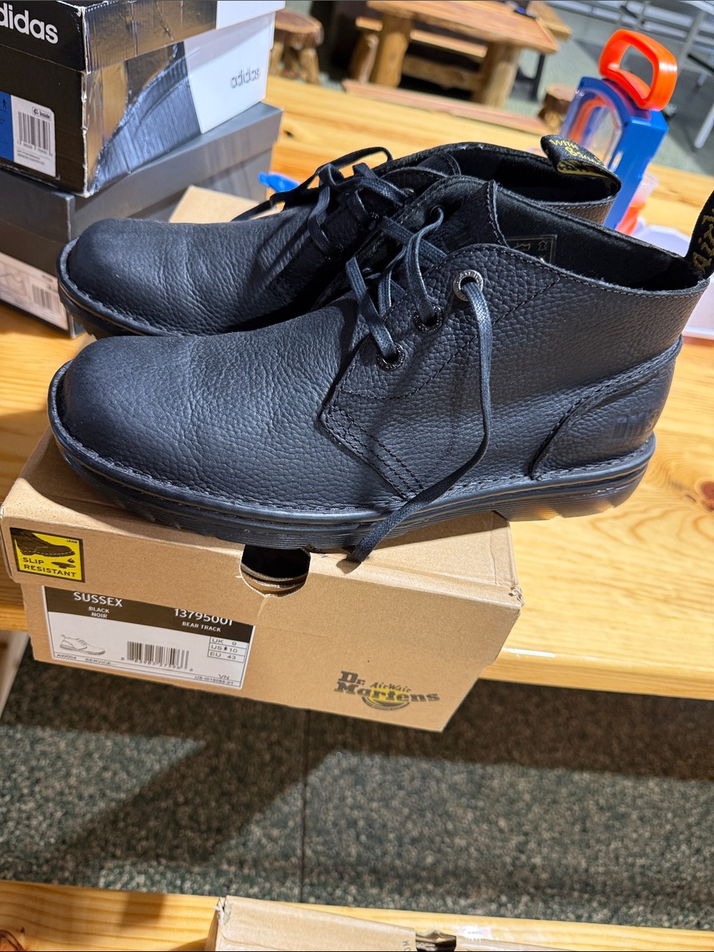 Dr. Martens Black Leather Chukka Boots for Men